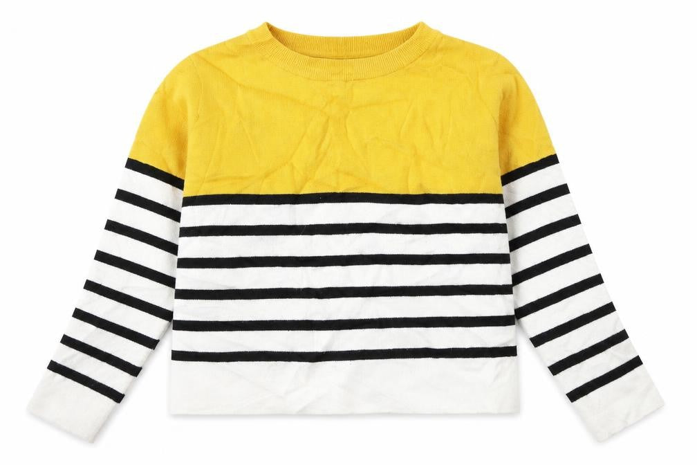 Womens UK Size M New Look Yellow Pullover Jumper