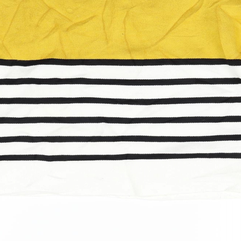 Womens UK Size M New Look Yellow Pullover Jumper