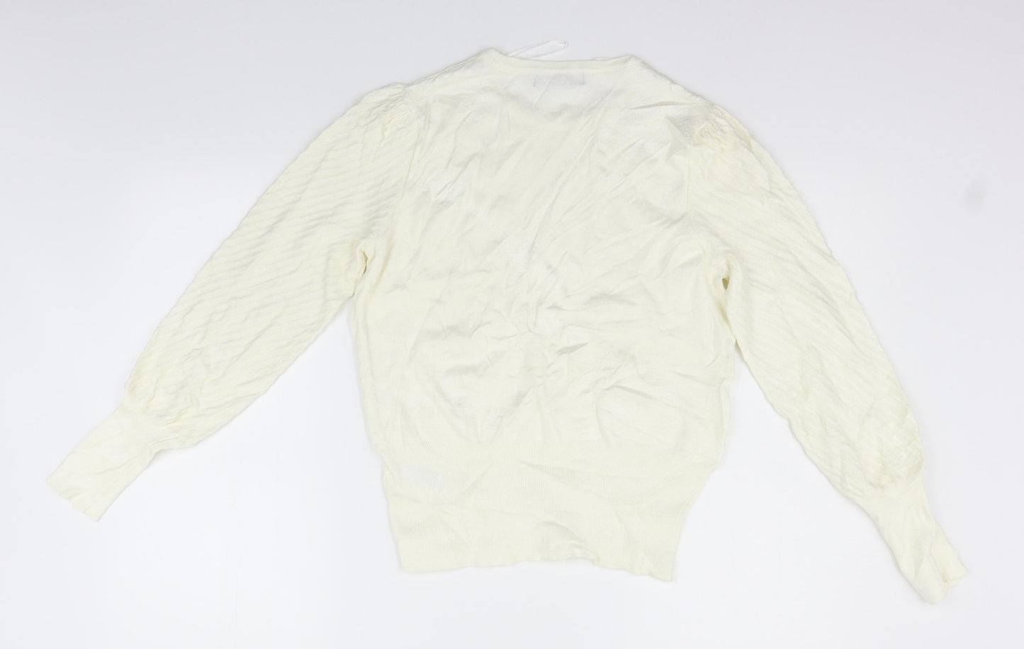 Womens UK Size 12 Marks and Spencer Beige Pullover Jumper
