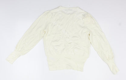 Womens UK Size 12 Marks and Spencer Beige Pullover Jumper