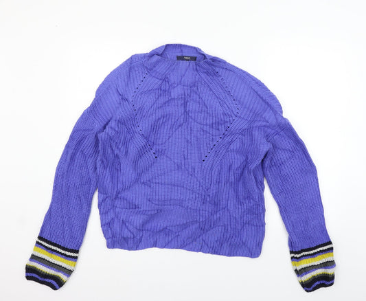 Womens UK Size 12 NEXT Blue Pullover Jumper