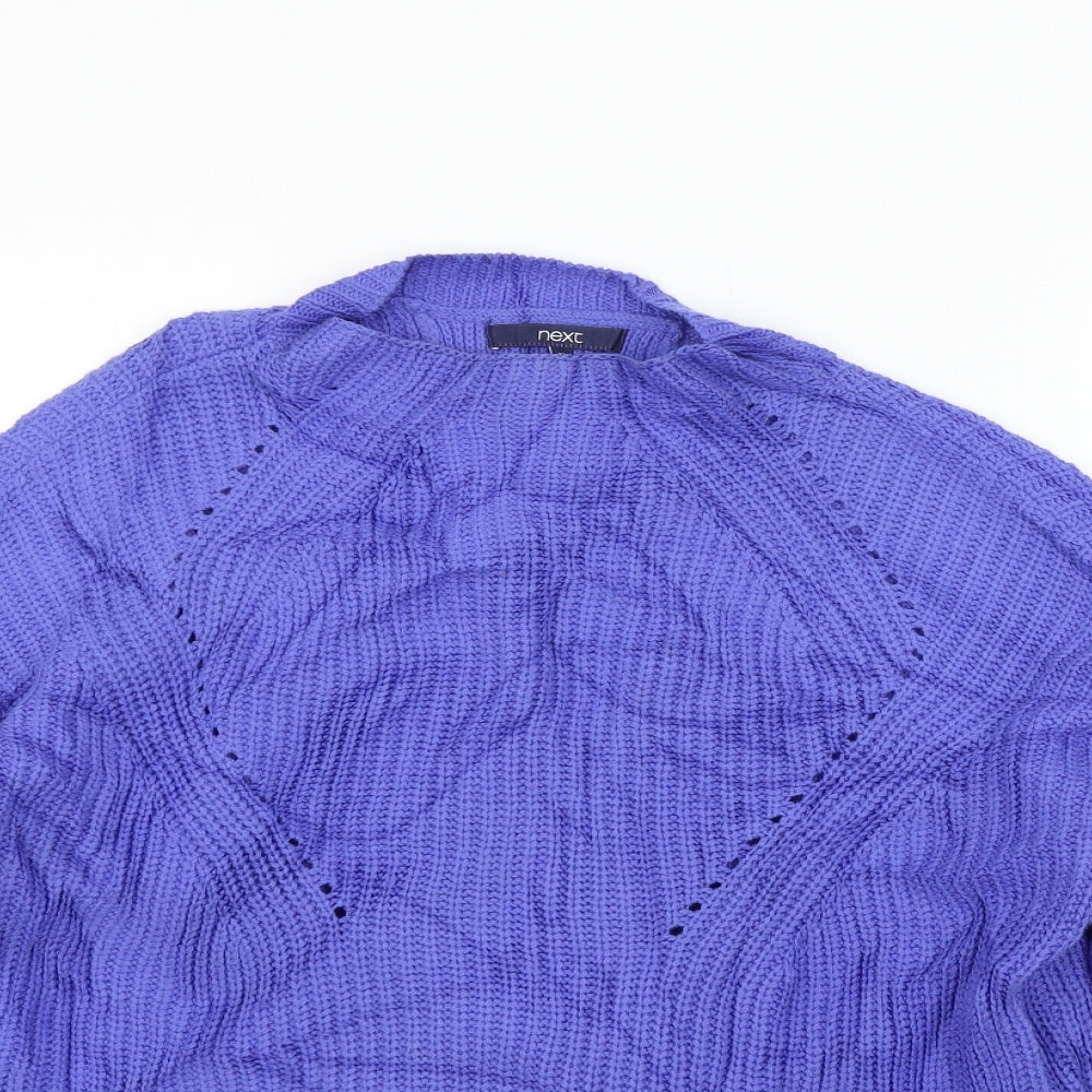 Womens UK Size 12 NEXT Blue Pullover Jumper
