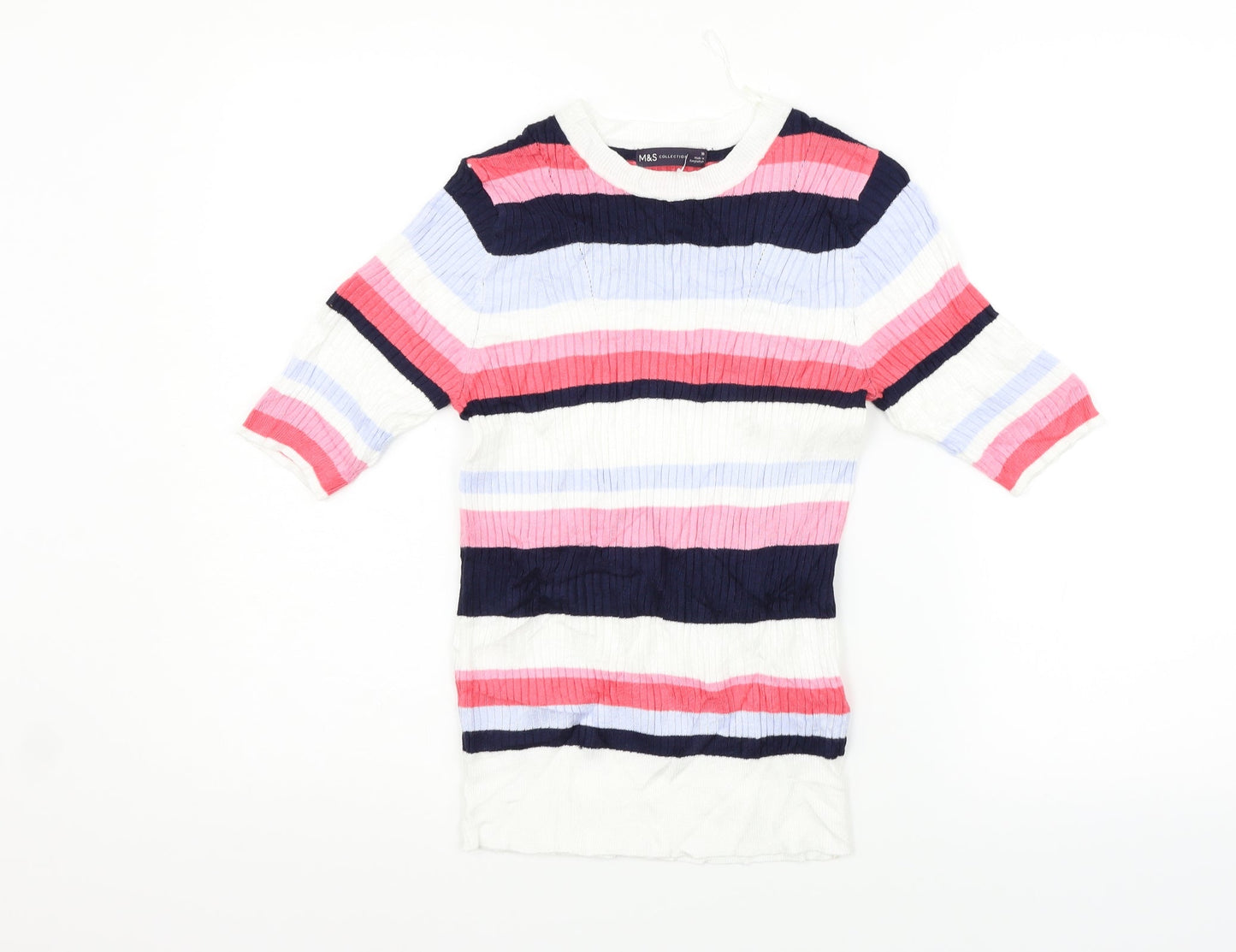 Womens UK Size 10 Marks and Spencer Pink Pullover Jumper