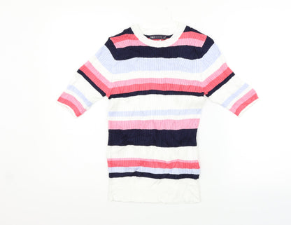 Womens UK Size 10 Marks and Spencer Pink Pullover Jumper
