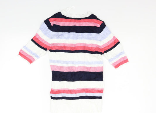 Womens UK Size 10 Marks and Spencer Pink Pullover Jumper
