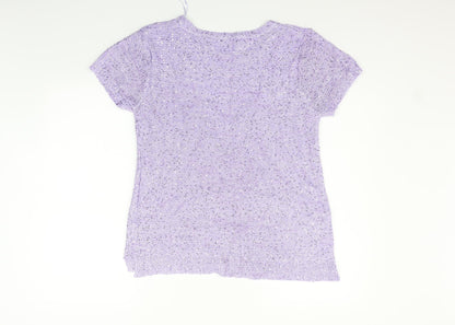Womens UK Size 16 M&Co Pink Pullover Jumper