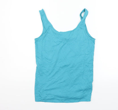 Womens UK Size 10 NEXT Blue Basic Tank