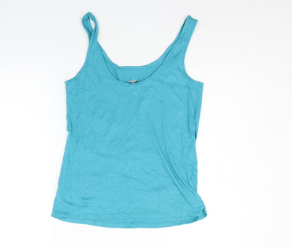 Womens UK Size 10 NEXT Blue Basic Tank