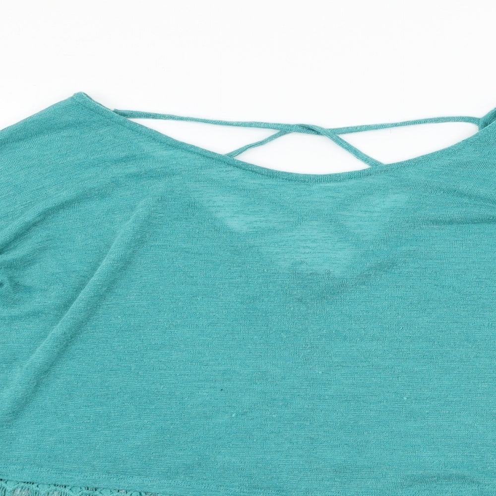 Womens UK Size 10 NEXT Green Pullover Jumper