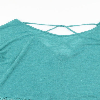 Womens UK Size 10 NEXT Green Pullover Jumper