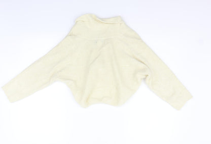Womens UK Size M H&M Beige Cardigan Jumper