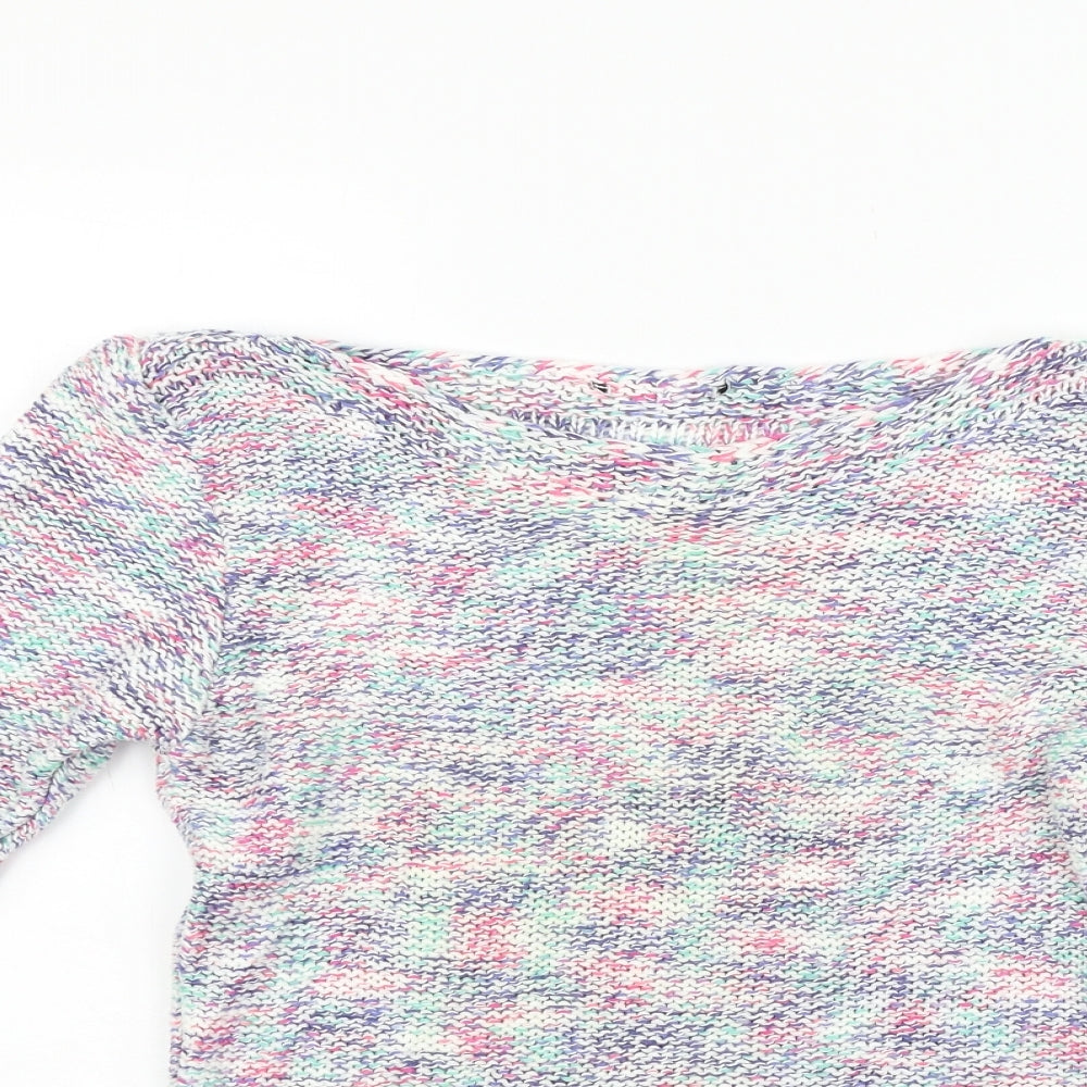 Womens UK Size 10 Marks and Spencer White Pullover Jumper