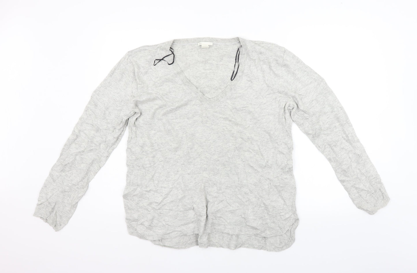 Womens UK Size M H&M Grey Pullover Jumper