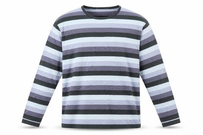 Defined Womens Blue Striped  Pullover Jumper Size L