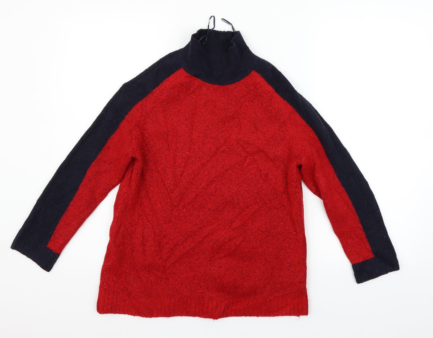 Womens UK Size S Marks and Spencer Red Pullover Jumper