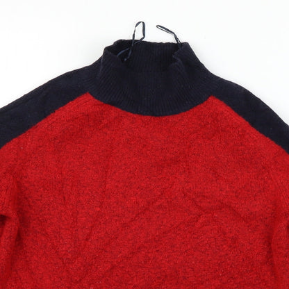 Womens UK Size S Marks and Spencer Red Pullover Jumper