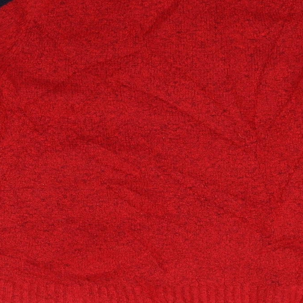 Womens UK Size S Marks and Spencer Red Pullover Jumper