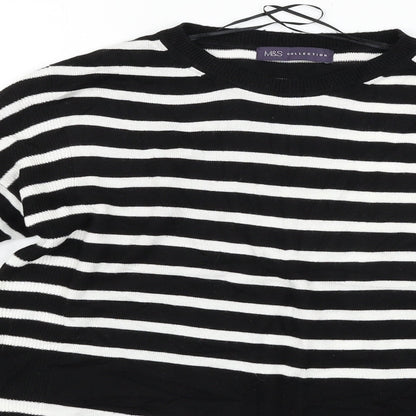 Womens UK Size 8 Marks and Spencer Black Pullover Jumper