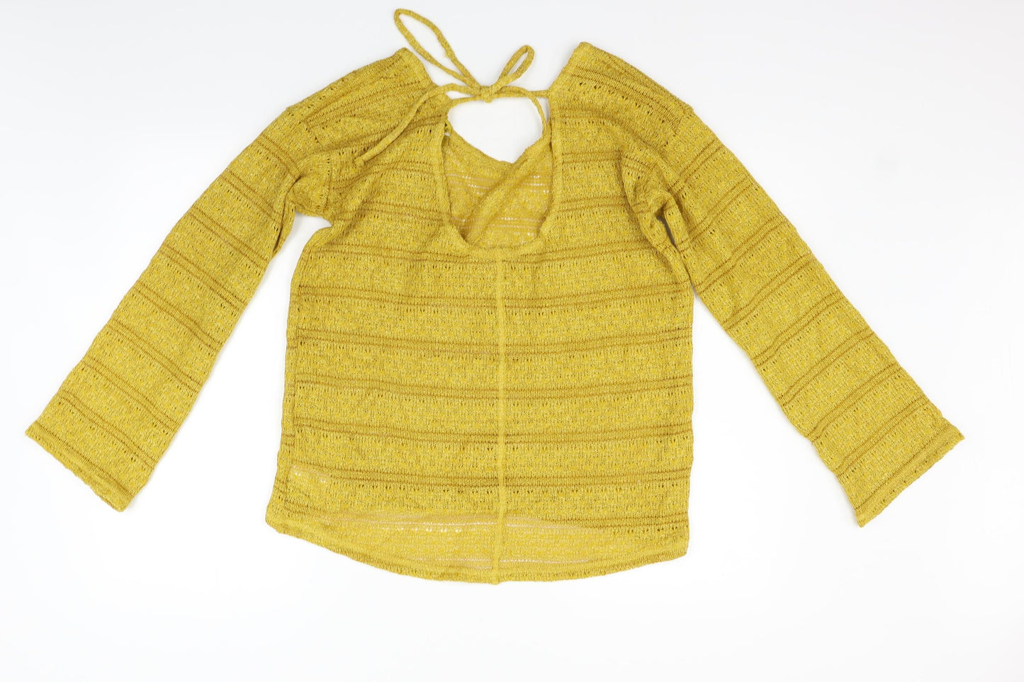 Womens UK Size 12 NEXT Yellow Pullover Jumper