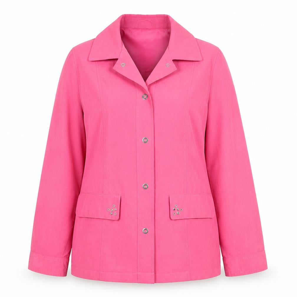 Womens UK Size 10 Klassik Pink Overcoat