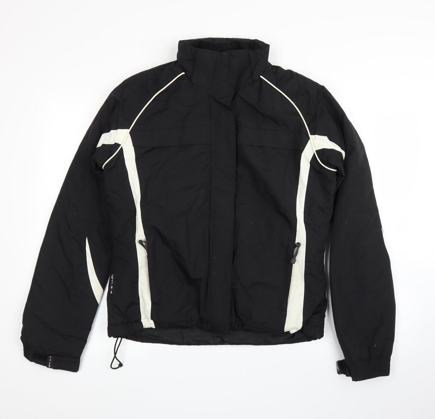 Womens UK Size 10 Parallel Black 3-in-1 Jacket