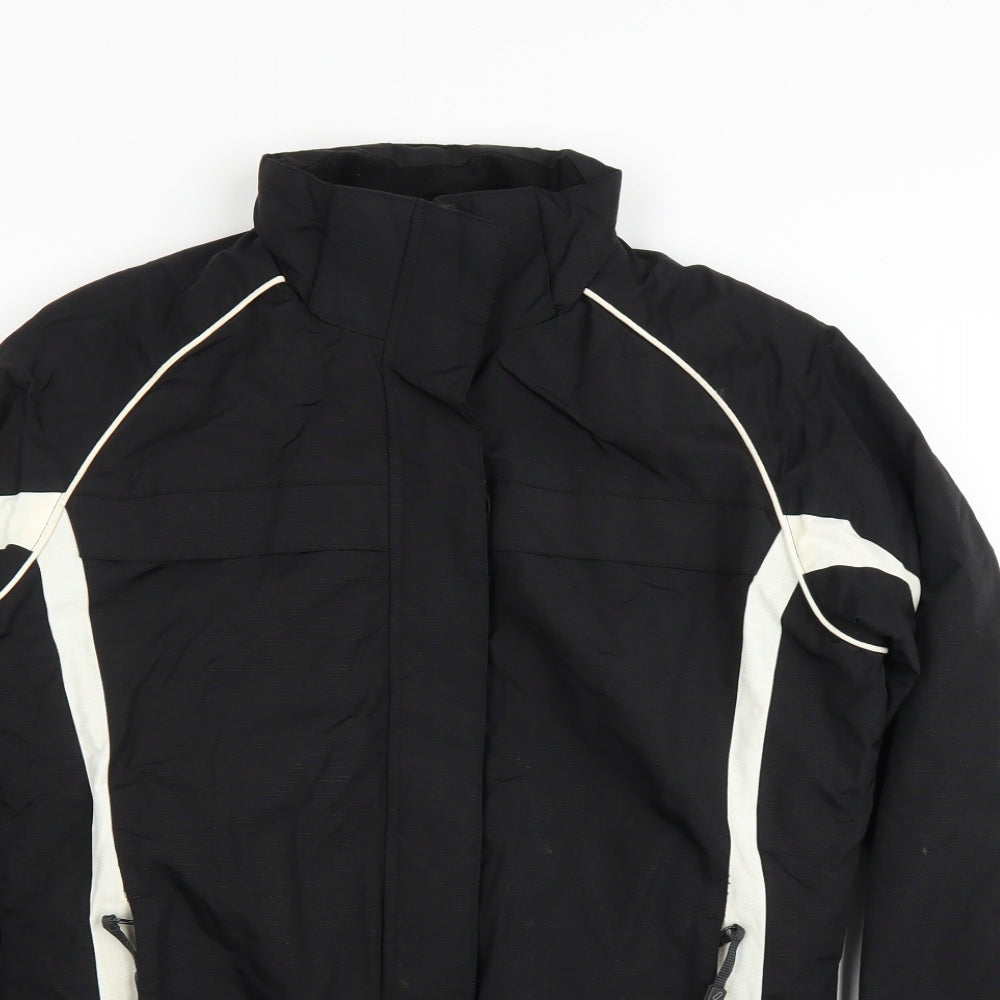 Womens UK Size 10 Parallel Black 3-in-1 Jacket
