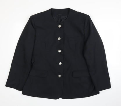 Womens UK Size 18 Preworn Regular Black Suit Jacket