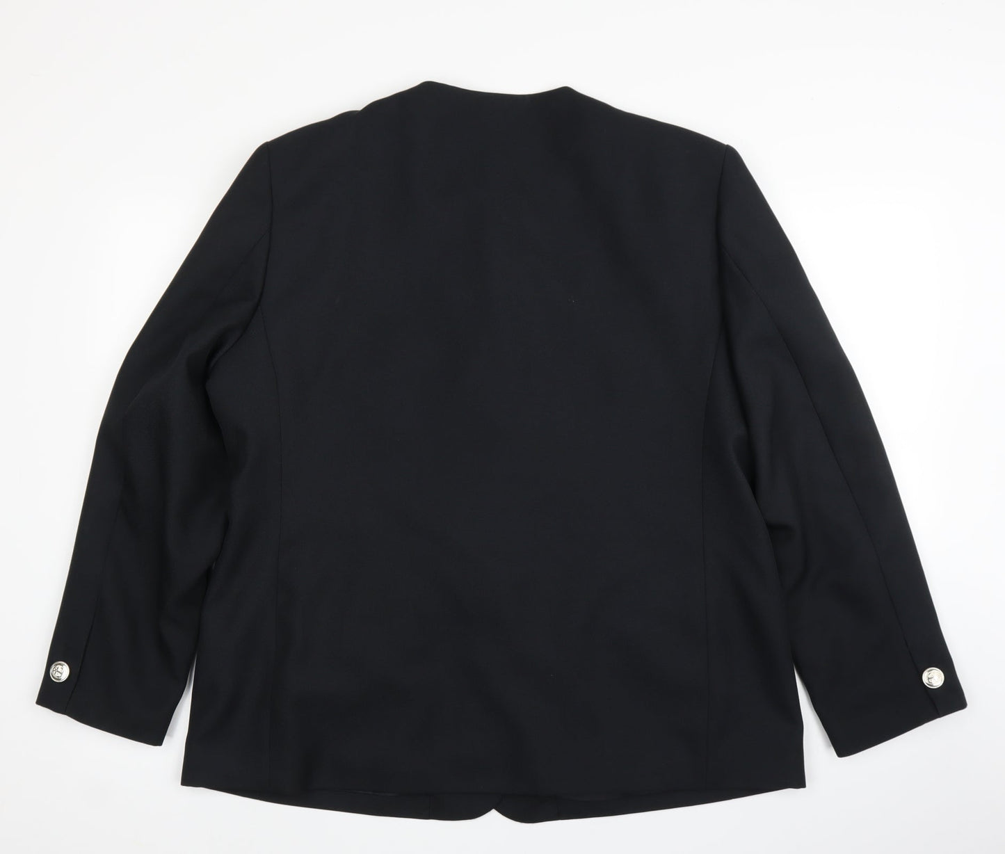Womens UK Size 18 Preworn Regular Black Suit Jacket