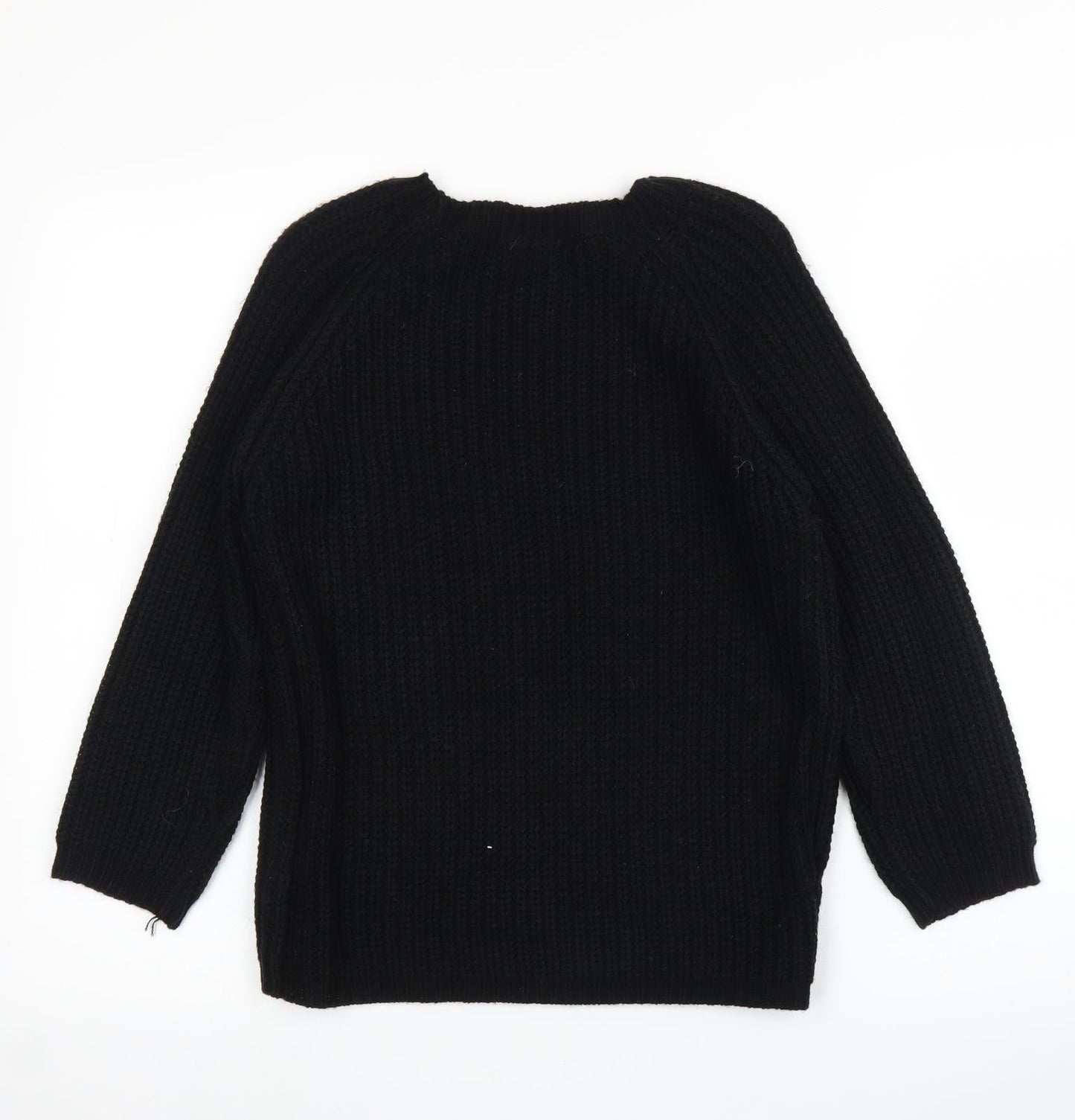 Womens UK Size 10 New Look Black Pullover Jumper