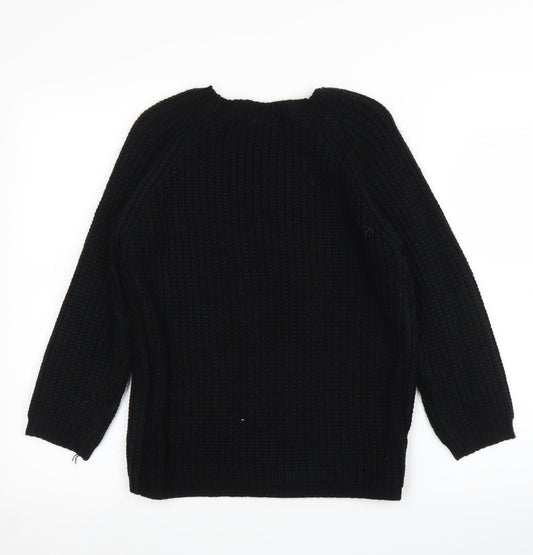 Womens UK Size 10 New Look Black Pullover Jumper