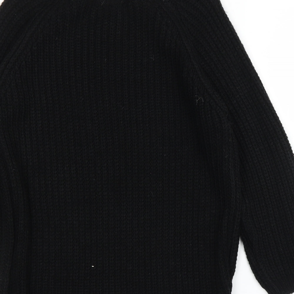 Womens UK Size 10 New Look Black Pullover Jumper