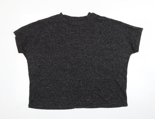 Womens UK Size 16 Pep&Co Grey Basic Blouse