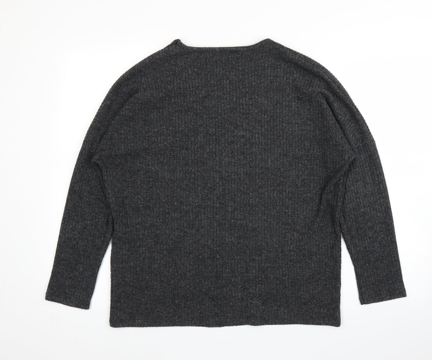 Nutmeg Womens Grey   Pullover Jumper Size 10