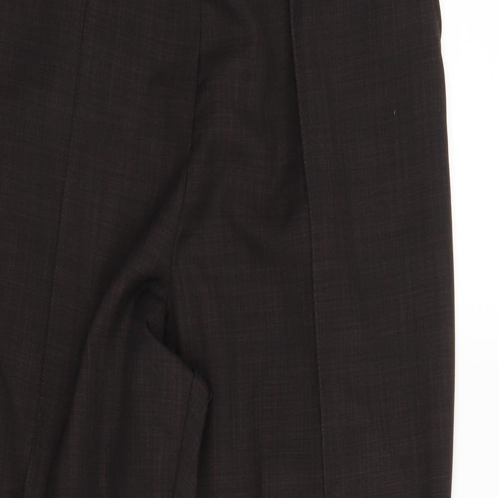 Womens UK Size 16 M&S Regular Fit Pedal Pusher Brown Trousers
