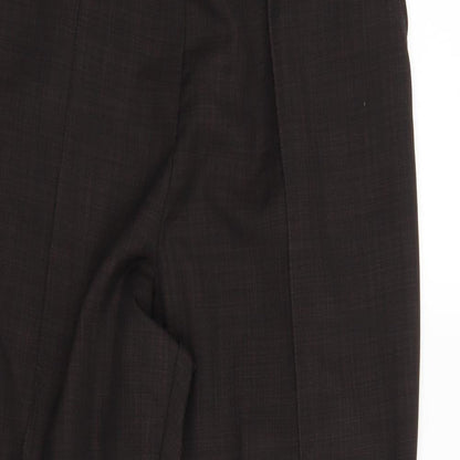 Womens UK Size 16 M&S Regular Fit Pedal Pusher Brown Trousers