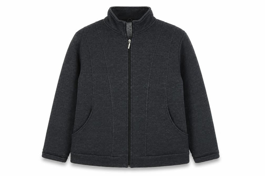 Bonmarché Womens Grey Full Zip Jumper Size L