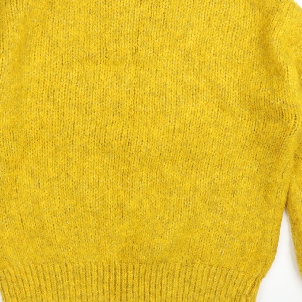 F&F Womens Yellow   Pullover Jumper Size 8