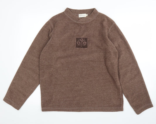 Womens UK Size S Bonmarché Brown Pullover Jumper