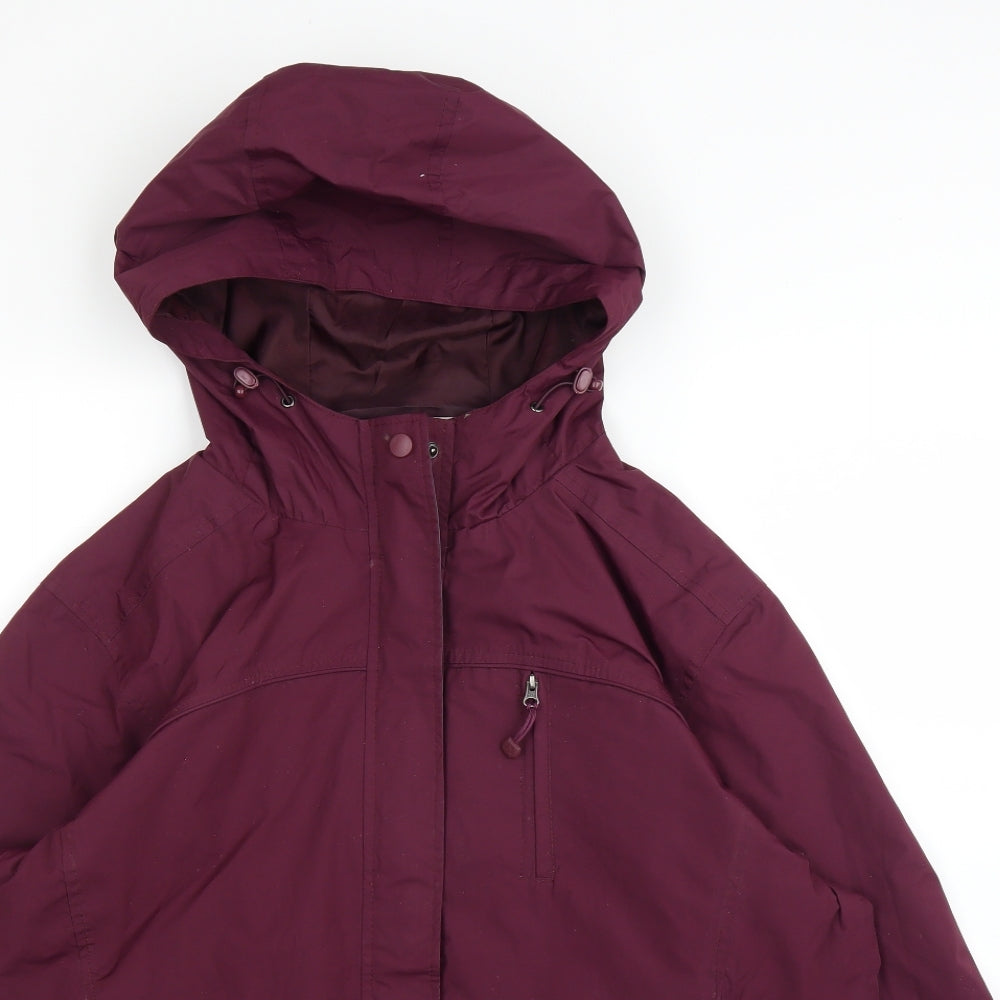 Womens UK Size L EWM Purple Rain Coat