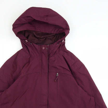 Womens UK Size L EWM Purple Rain Coat
