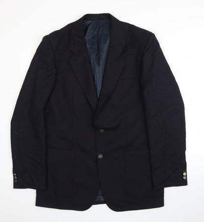 Mens UK Size 40 Varteks Regular Blue Suit Jacket