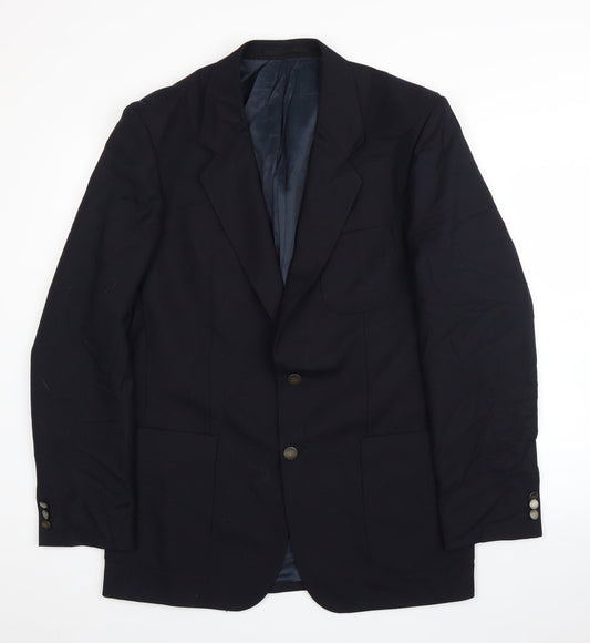 Mens UK Size 40 Varteks Regular Blue Suit Jacket