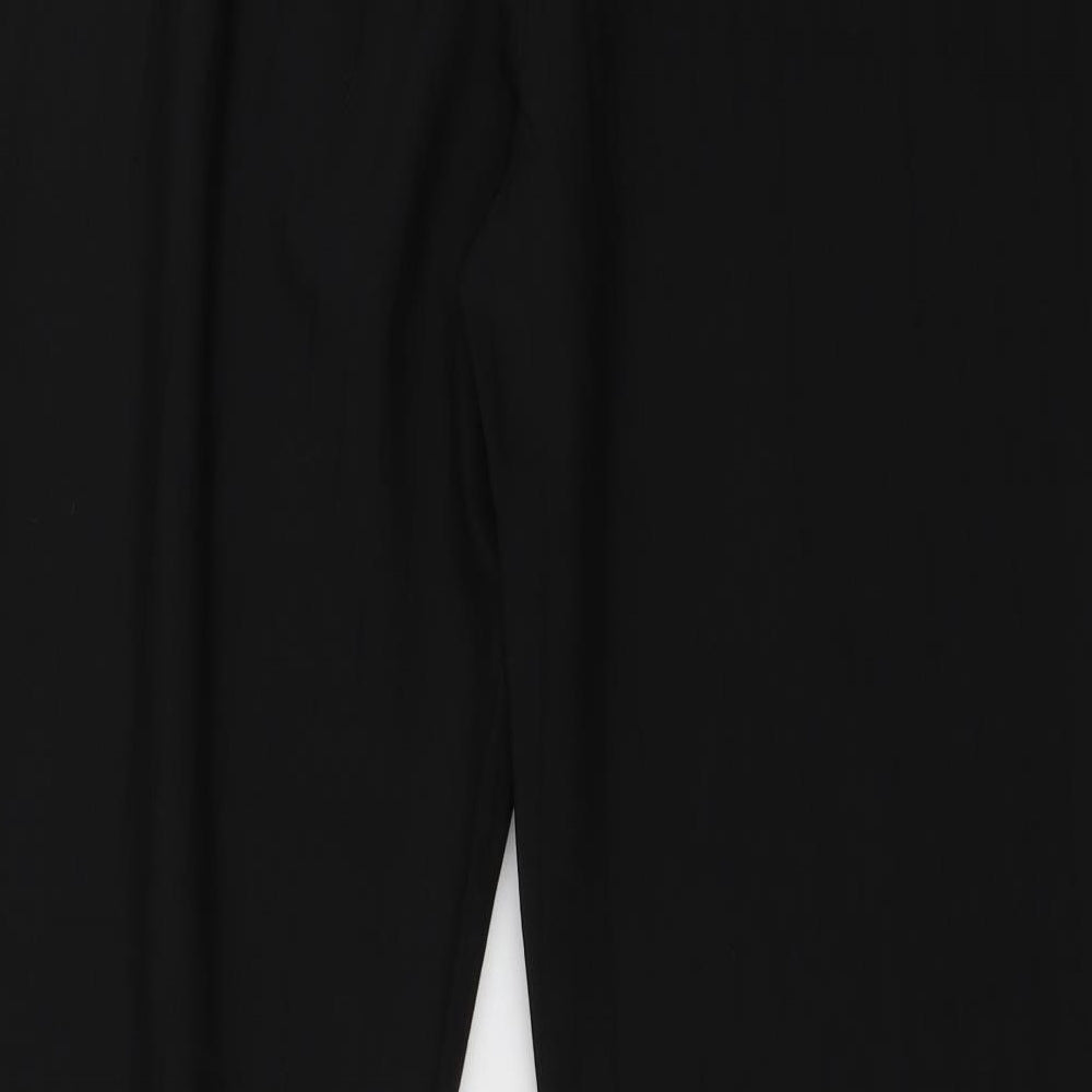 katy baker  Womens Black Striped  Trousers  Size 16 L29 in - smart
