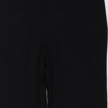 M&S Womens Black   Trousers  Size 12 L28 in
