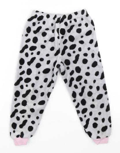 George Girls Grey Animal Print  Cami Pyjama Pants Size 3-4 Years