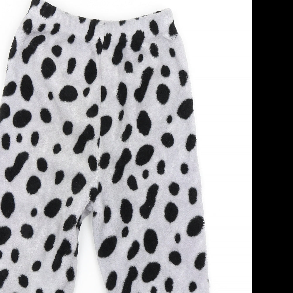 George Girls Grey Animal Print  Cami Pyjama Pants Size 3-4 Years