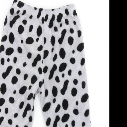 George Girls Grey Animal Print  Cami Pyjama Pants Size 3-4 Years