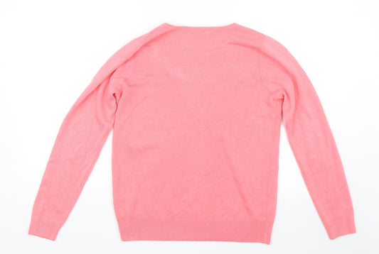 Love knitwear Womens Pink   Pullover Jumper Size 12
