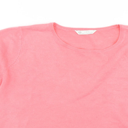 Love knitwear Womens Pink   Pullover Jumper Size 12