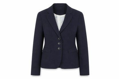 NEXT Womens Blue Houndstooth  Jacket Suit Jacket Size 14